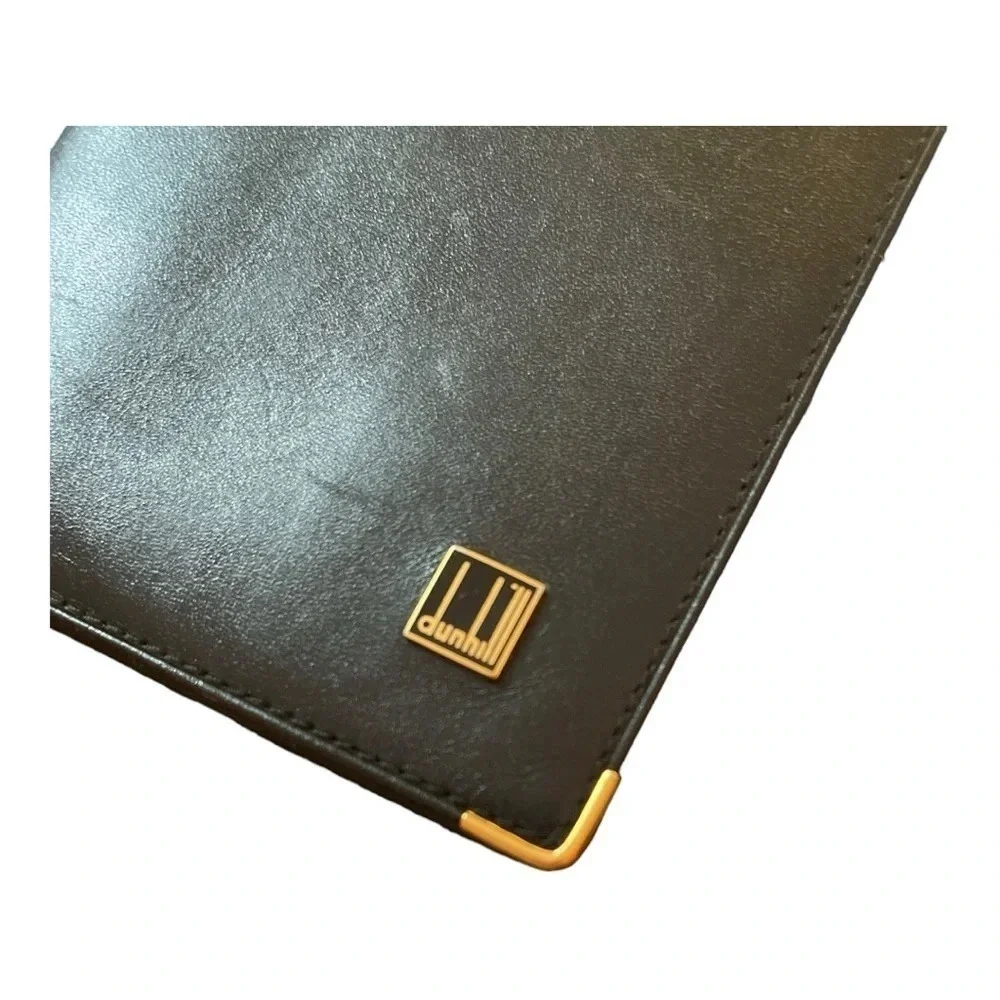 Dunhill VERTICAL Long Bifold Leather Wallet